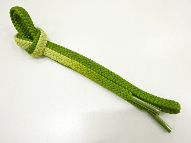 JAPANESE KIMONO / UNUSED HAND-TIED OBIJIME